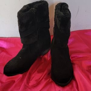 Black ankle boots